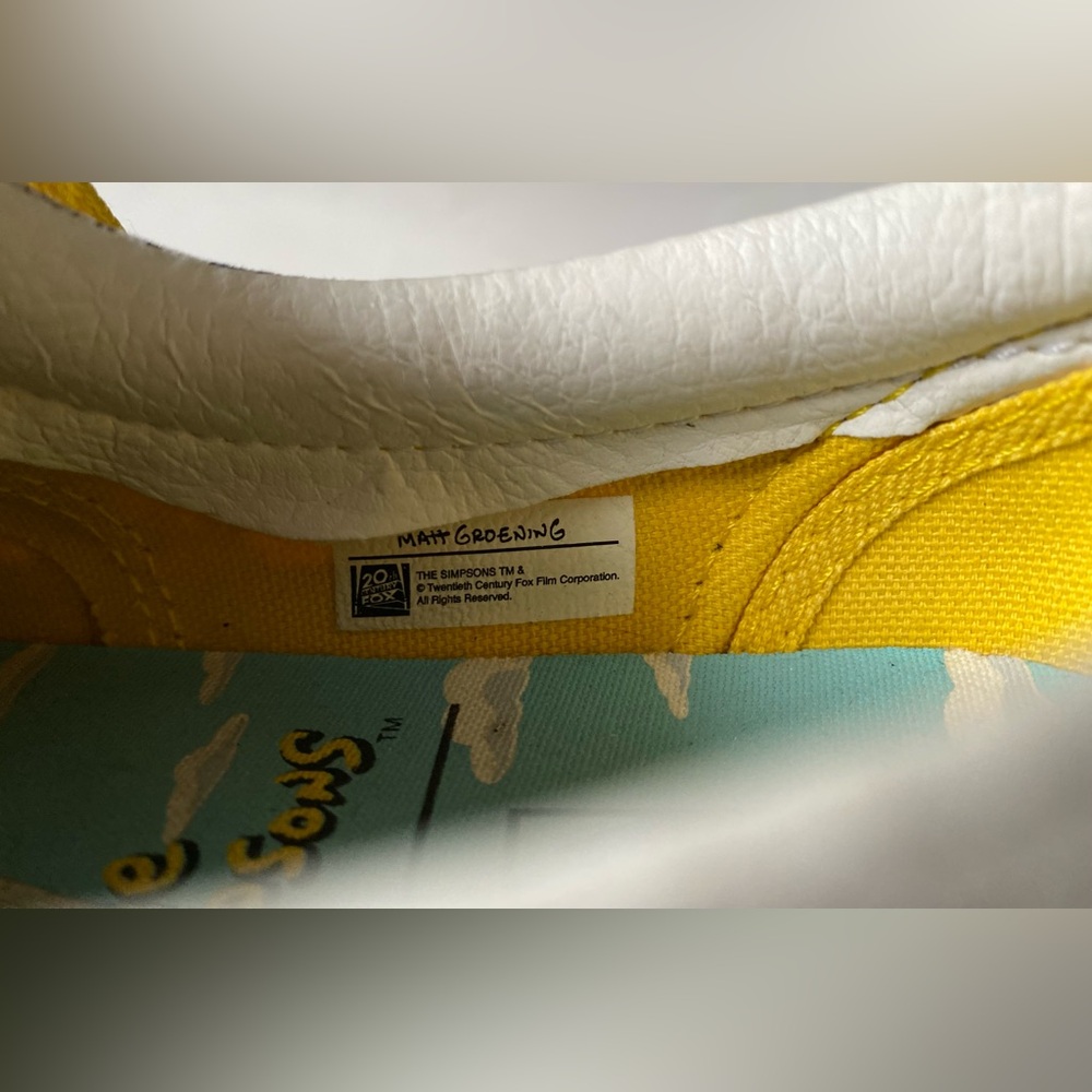 Vans The Simpsons Itchy and Scratchy Show Low Top Shoes Size 6.5 Cartoon 90s Y2K - Picture 16 of 16